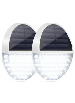 SYOSI Solar Lights Outdoor, Solar Door Lights Security Flood Lights with 2 Lighting Modes, Motion Sensor Security Lights, IP65 Waterproof Solar Powered for Garden Patio Yard(2Pack)  - Image 1
