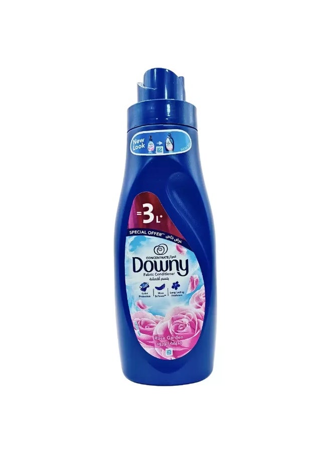 Downy Downy Concentrate Fabric Conditioner With Rose Garden Fragrance For More Softness- 1Ltr  - Image 1