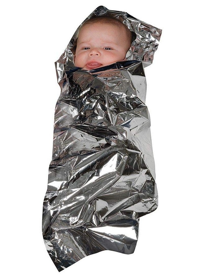 MABIS Sterile Foil Baby Bunting Emergency Heat-Conserving Baby Blanket for Newborns and Infants