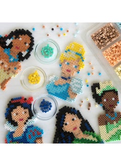 Perler Perler Disney Princesses Deluxe Fused Bead Activity Kit with Patterns and Pegboards, Finished Project Sizes Vary, Multicolor 4474 Pieces  - Image 5