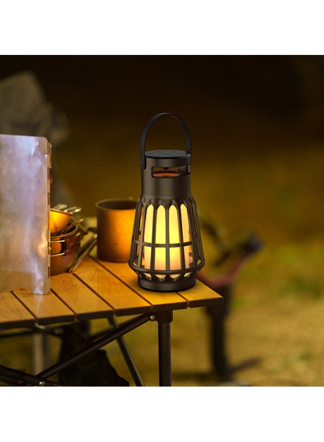 Rechargeable Camping Lantern with Bluetooth Speaker – LED Light with Music Playback, Portable for Outdoor, Tent & Emergency Use