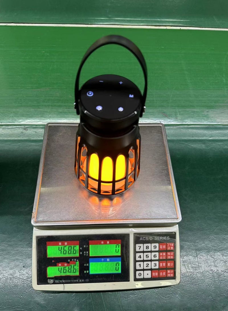 Rechargeable Camping Lantern with Bluetooth Speaker – LED Light with Music Playback, Portable for Outdoor, Tent & Emergency Use