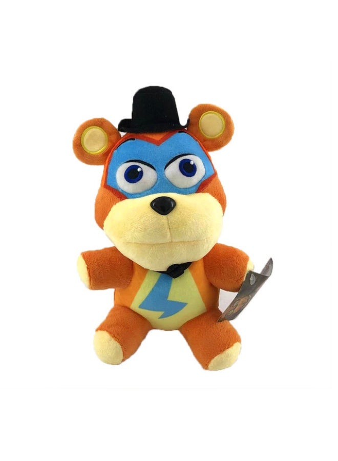 Plush Toy Bear 18cm - 1-6 Generation Red Fox, Brown Bear, Little Yellow Duck, Purple Rabbit Dolls - Image 1