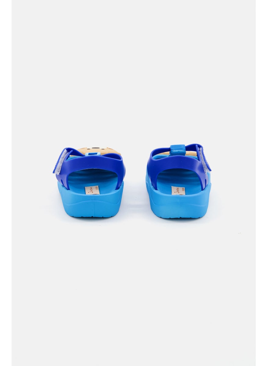 Ipanema - Toddlers Boy Velcro Closure Sandals, Blue - Image 1