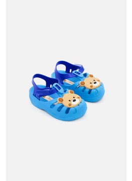 Toddlers Boy Velcro Closure Sandals, Blue