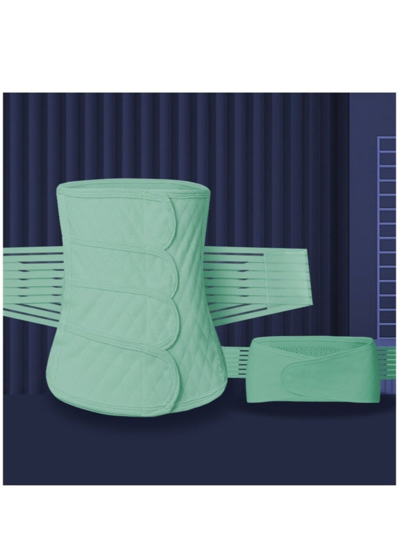 Generic - 2 in 1 Breathable Corset Kit Pregnant Abdominal Binder Postpartum Belly Belt - Image 1