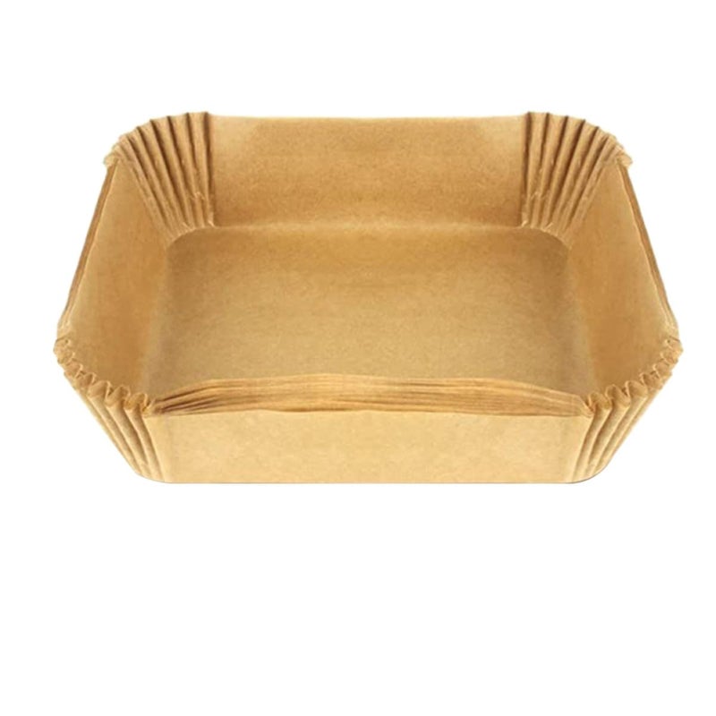 Air Fryer Parchment Paper Liners 16cm Square Oil Absorbing Baking Sheets 50pcs - Image 2