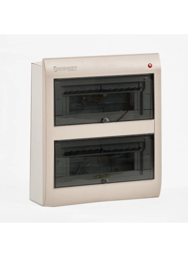 24-line in-wall plastic distribution board with metal base - Image 2