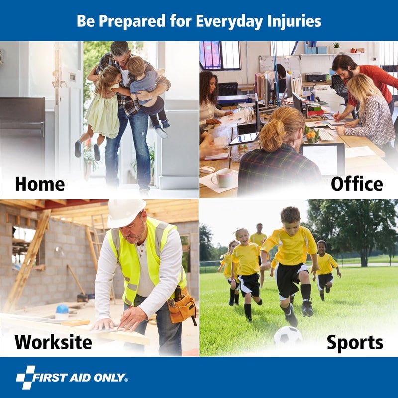 First Aid Only 91248 OSHACompliant First Aid Kit AllPurpose 50Person Emergency First Aid Kit for Business Worksite Home and Car 260 Pieces - Image 5