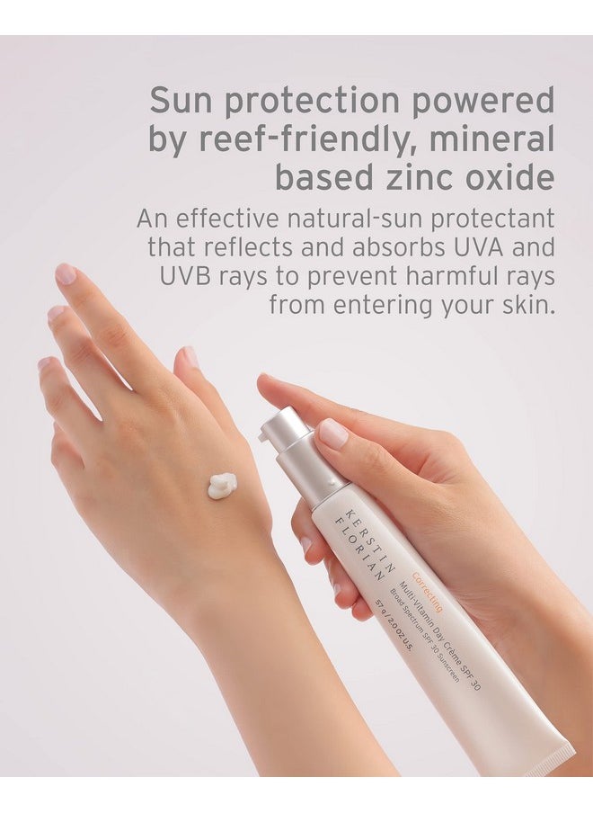 Kerstin Florian - Erstin Florian Multivitamin Day Crème Spf 30 Daily Facial Moisturizer With Natural Zinc Oxide Sunscreen With Uva And Uvb Protection Free From Parabens Oil & Chemicals (2 Oz) - Image 1