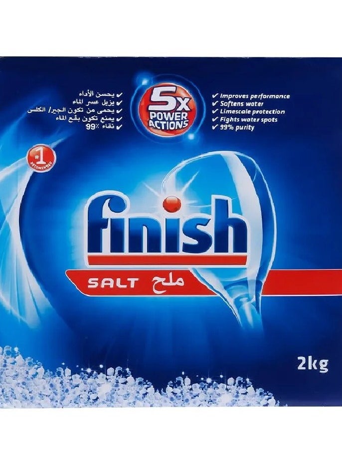 فنيش ملح منظف الاطباق من فينش، 2 كجم 