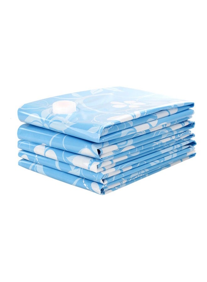 5 Pack of Vacuum Compression Bag，Double Zip Seal Special-Grip Clip，Reusable Vacuum Compression Bags for Clothes, Quilt, Mattresses, Blankets, Duvets, Pillows，Travel  - Image 3