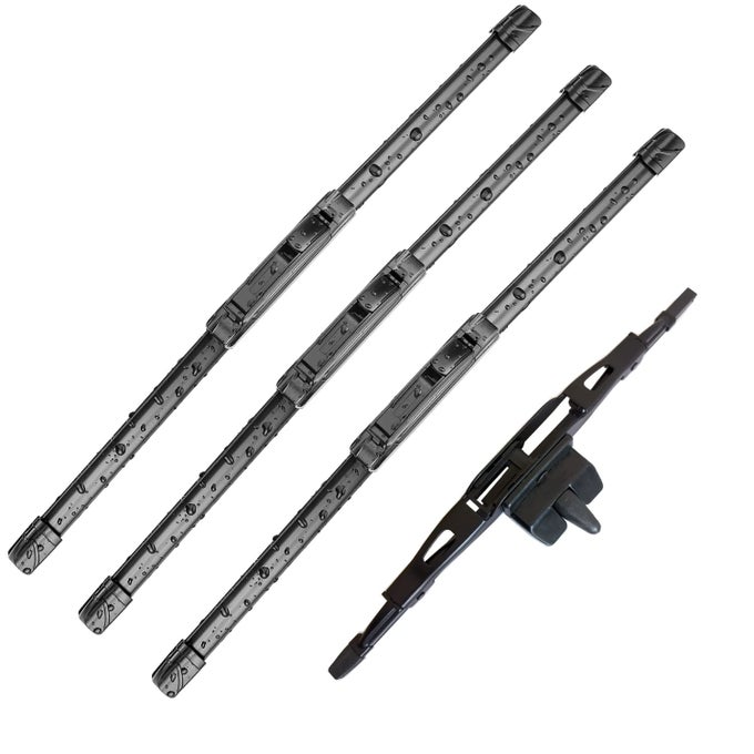 3Pcs Windshield Wiper Blades For Toyota Fj Cruiser 20072014 Original Equipment Automotive Replacement Windshield Wiper Blades For My Car 16141410 Set Of 4 Uj Hook