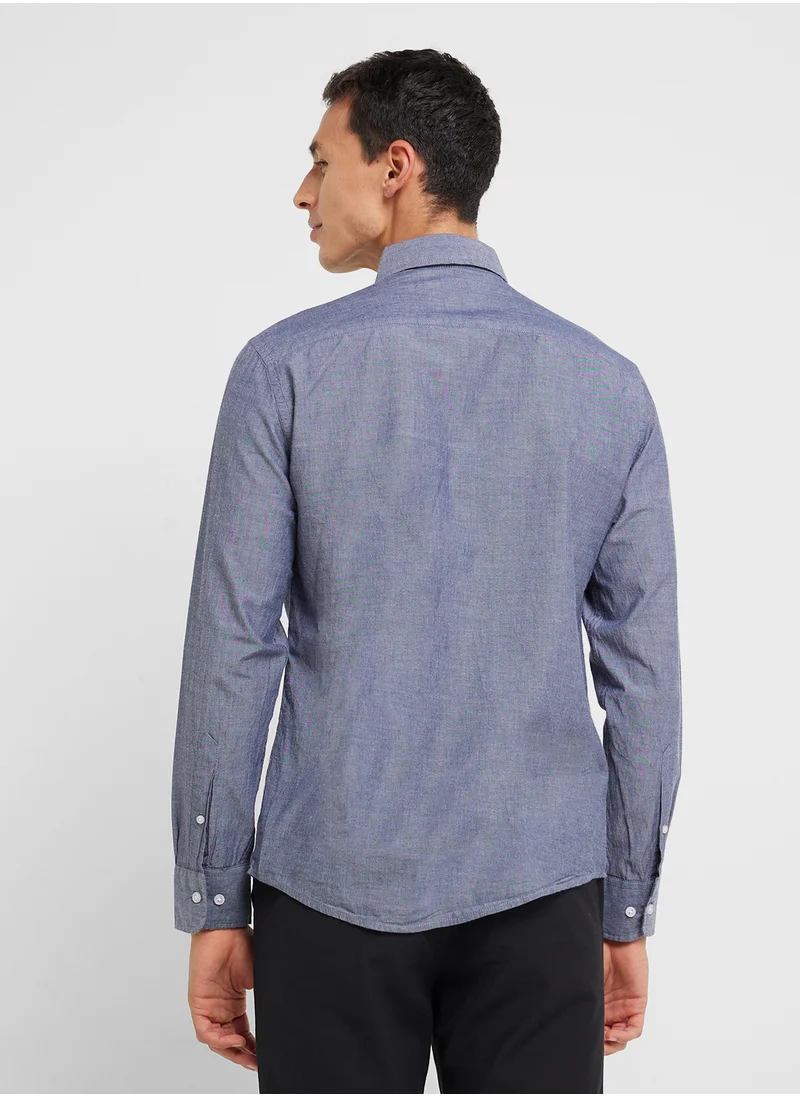 ريبلز مع نمشي Men's Button down Collar Shirts