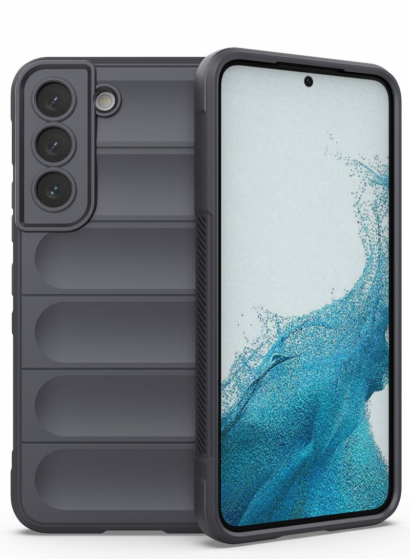 Premium Protection Back Silicone Case Compatible with Samsung Galaxy S22 Plus Magic Shield Shockproof Case with Camera Protection (Dark Grey)