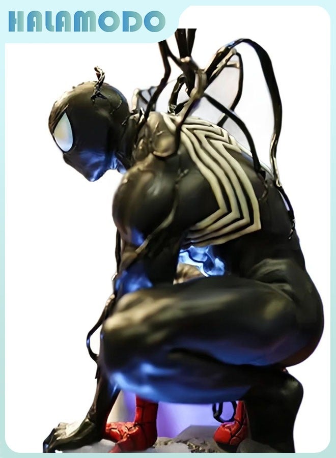 HALAMODO Venom Super Cool and Handsome Anime Figure Model for Desktop Decoration, Ideal as a Birthday Gift and Collectible Action Figure Toy  - Image 1