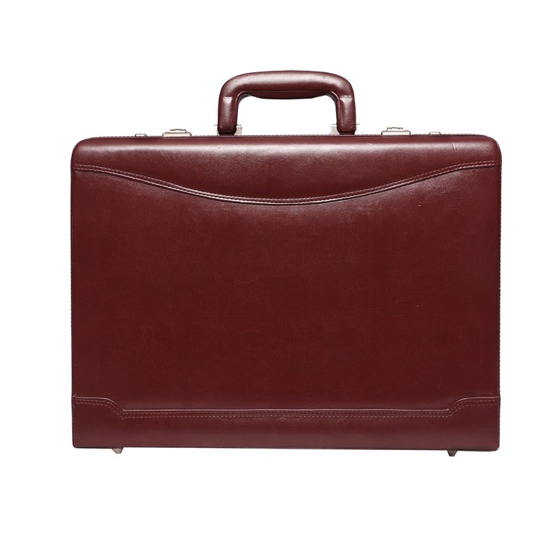 OBANI Brown Faux Leather Briefcase |Travel Briefcase | Document briefcase | Business suitcase | Hand suitcase - Image 2