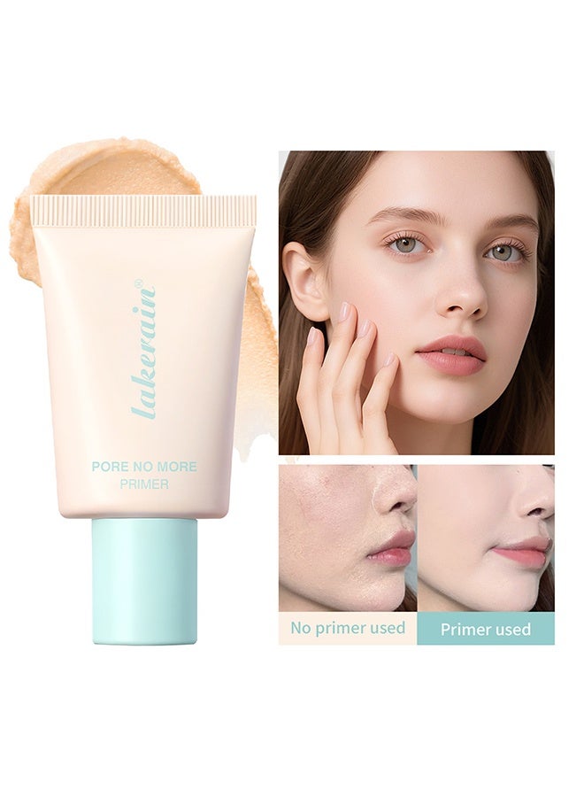 lakerain Pore No More Primer, Poreless Oil Control Primer, Blurs Pores & Imperfections, Delivers All-Day Airbrushed Finish, Lightweight Formula Creates Smooth Base for Longer - Image 1