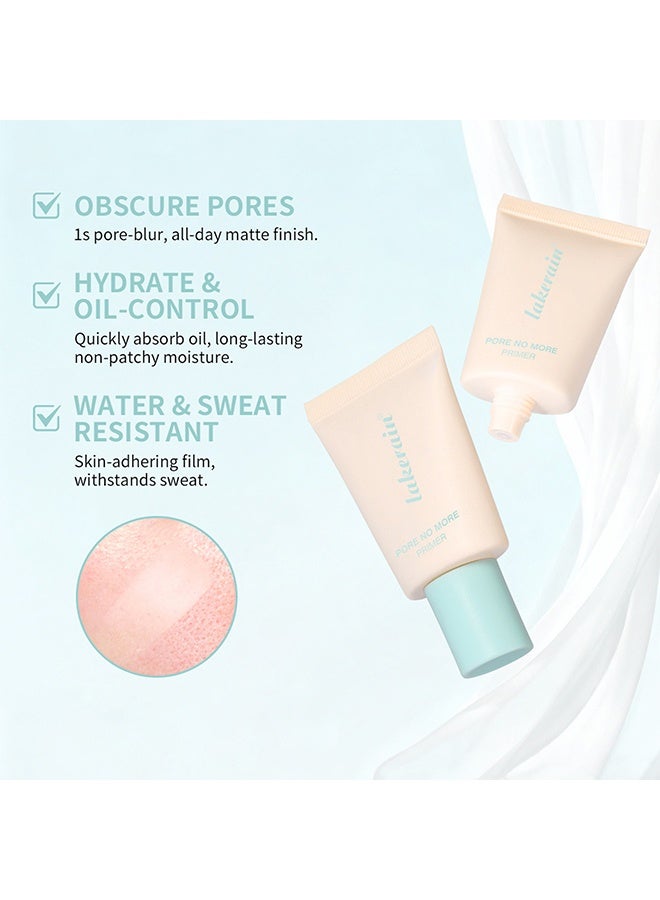 lakerain Pore No More Primer, Poreless Oil Control Primer, Blurs Pores & Imperfections, Delivers All-Day Airbrushed Finish, Lightweight Formula Creates Smooth Base for Longer - Image 4