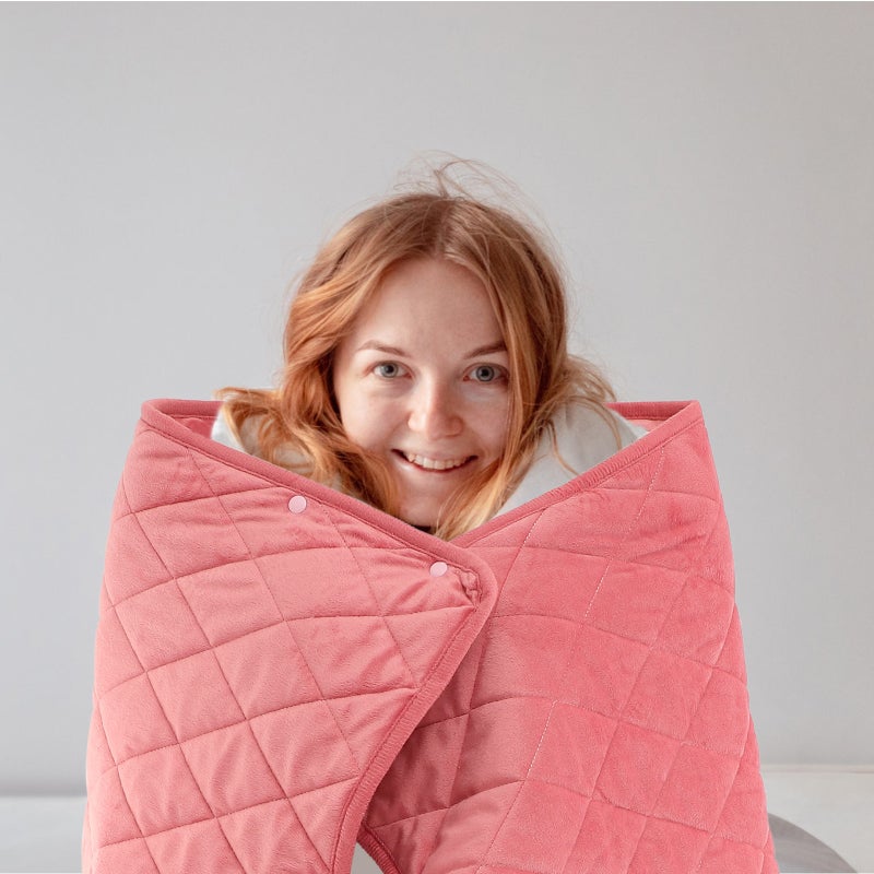 Heated Portable Blanket, Quick Warmth for Bedroom and Office Use, Durable Design - Image 4