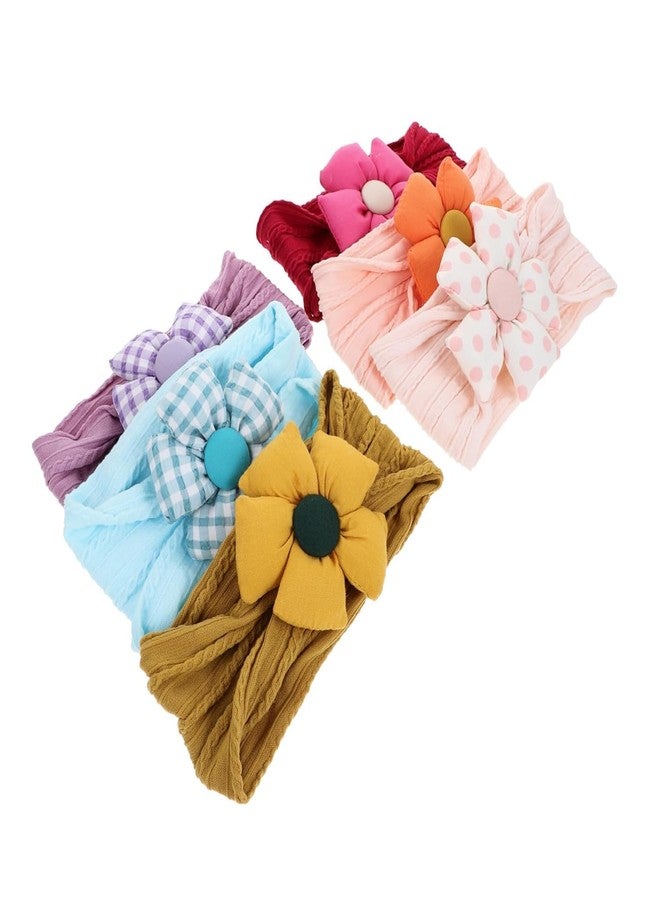 AUTOWRAP Baby Headbands Nylon Headbands with Bows Hair Accessories for Girls Newborn Baby Infant Toddlers Kids - Image 2