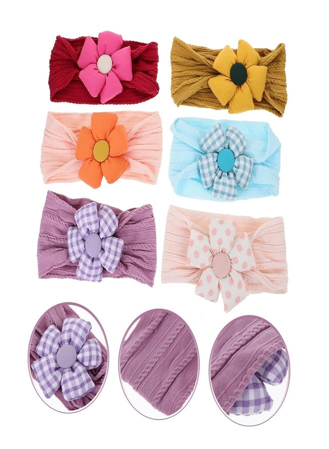 AUTOWRAP Baby Headbands Nylon Headbands with Bows Hair Accessories for Girls Newborn Baby Infant Toddlers Kids - Image 1