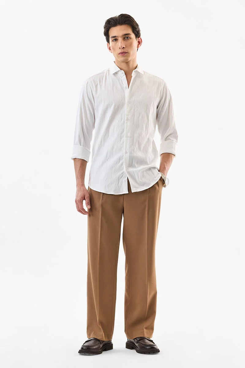 SNITCH Slim Fit Textured Shirt