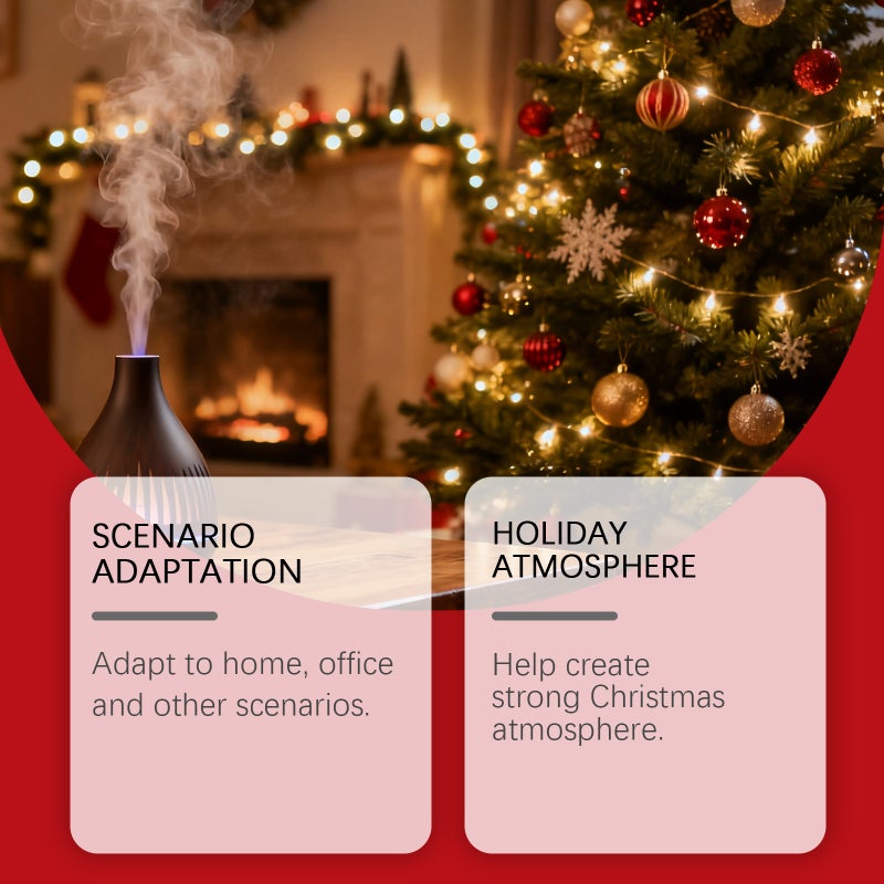 Eelhoe Christmas Fragrance Essential Oil Set, Natural Fresh Fragrance, Home Office Holiday Comfortable Atmosphere Aromatherapy - Image 3