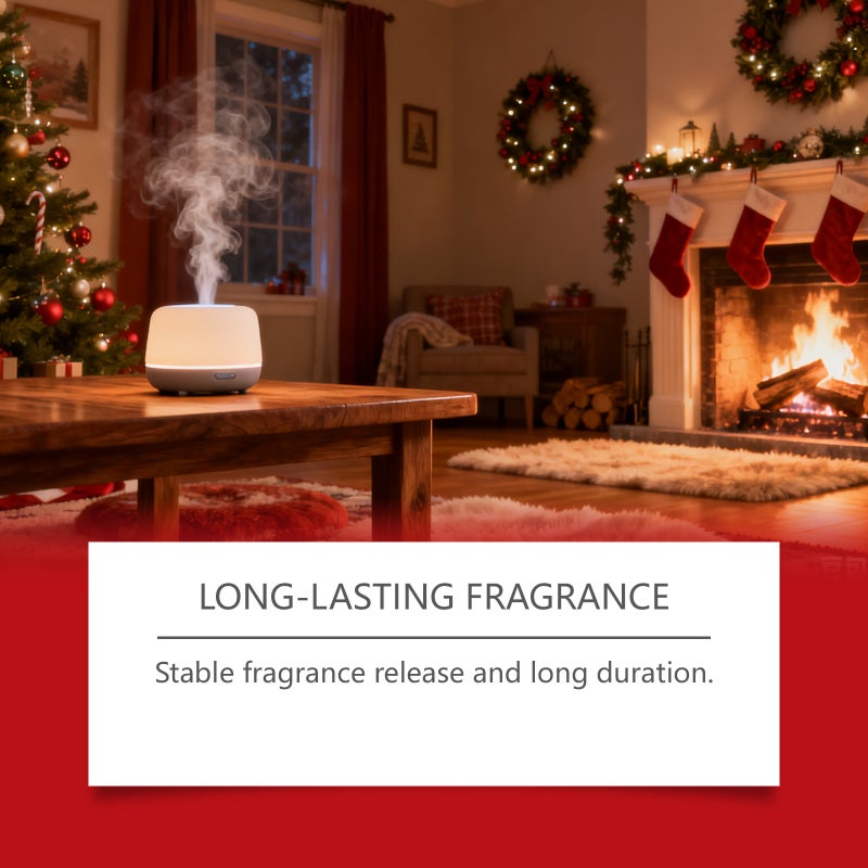 Eelhoe Christmas Fragrance Essential Oil Set, Natural Fresh Fragrance, Home Office Holiday Comfortable Atmosphere Aromatherapy - Image 4