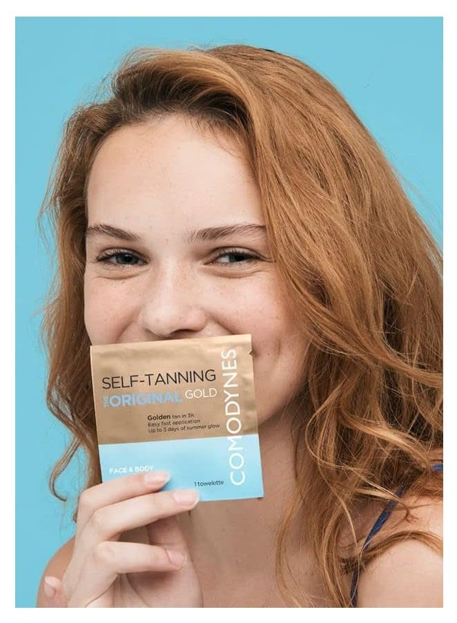 Comodynes Self-Tanning the Original Wipes Gold 1unit - Image 3