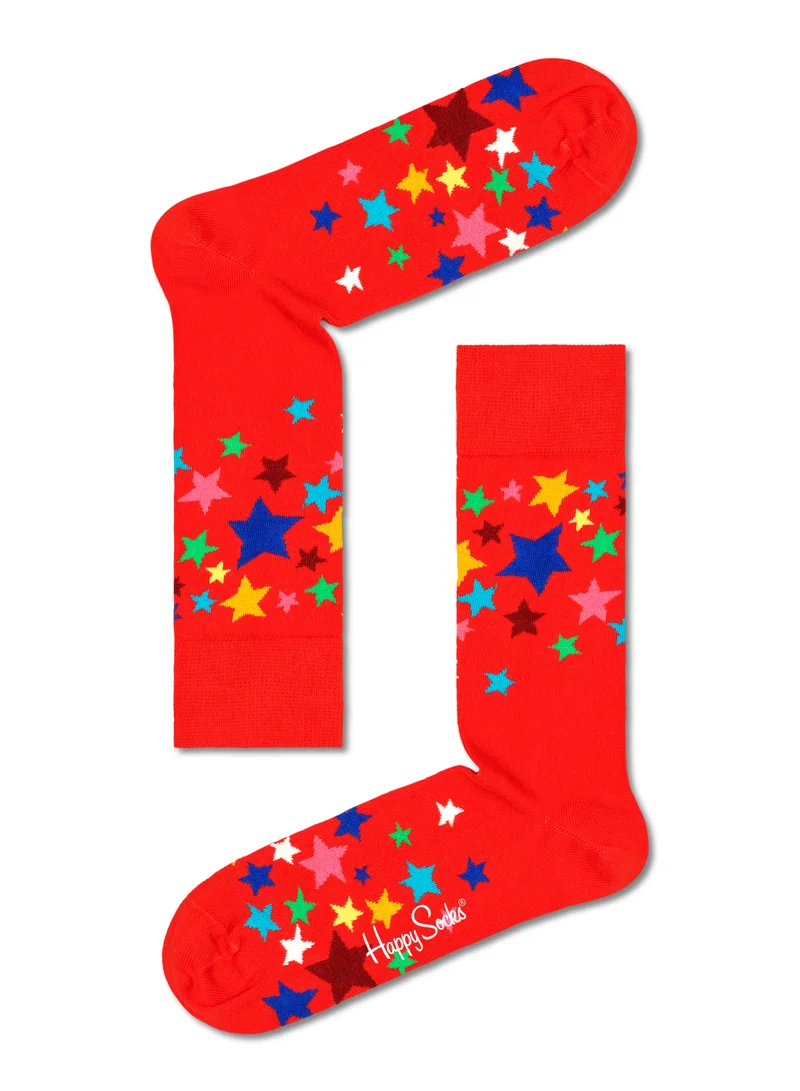 هابي سوكس مجموعة هدايا Happy Socks 4-Pack Holiday Vibes