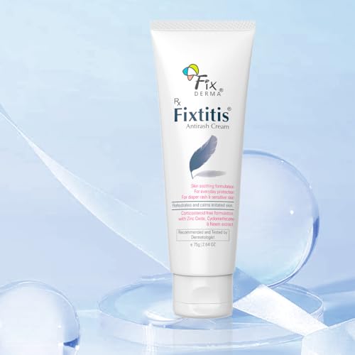 Fixderma 15% zinc oxide Fixtitis Anti Rash Cream | Diaper rash cream for baby | Softening the Rough Skin, Soothing and Healing | Rash Cream for Sensitive Skin - 75 gm - Image 2