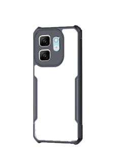 Generic for Infinix Smart 9 HD Case, Ultra Thin Lightweight, Soft TPU Bumper, Acrylic Clear Back CoverInfinix Smart 9 HD, Black  - Image 1