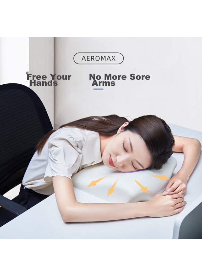 Aeromax Nap Pillow, Office Nap Folding Bed, Small Pillow, Portable Outdoor Travel Prone Pillow, Memory Foam Cushion - Image 1