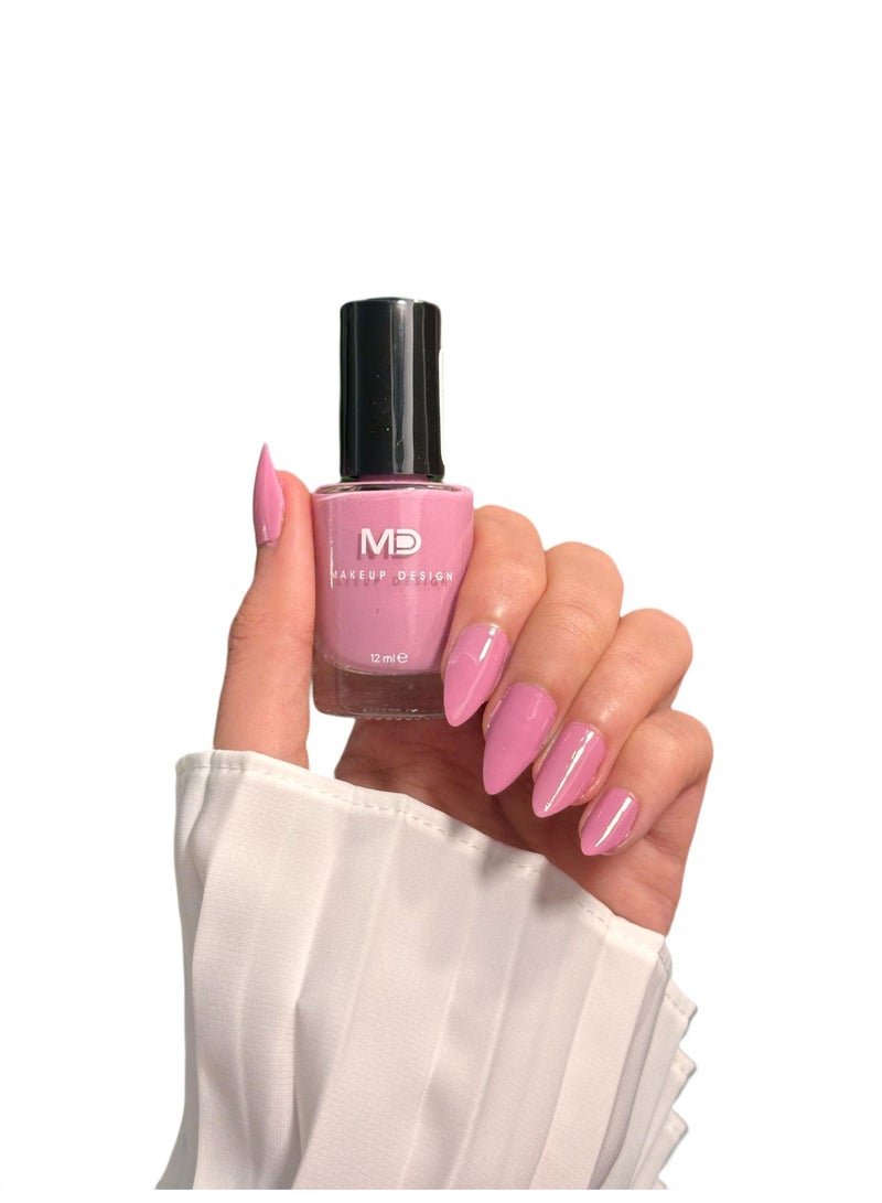ام دي ميك اب ديزاين طلاء اظافر اوروبية كاندي من ام دي، لون وردي 262، 12 مل
