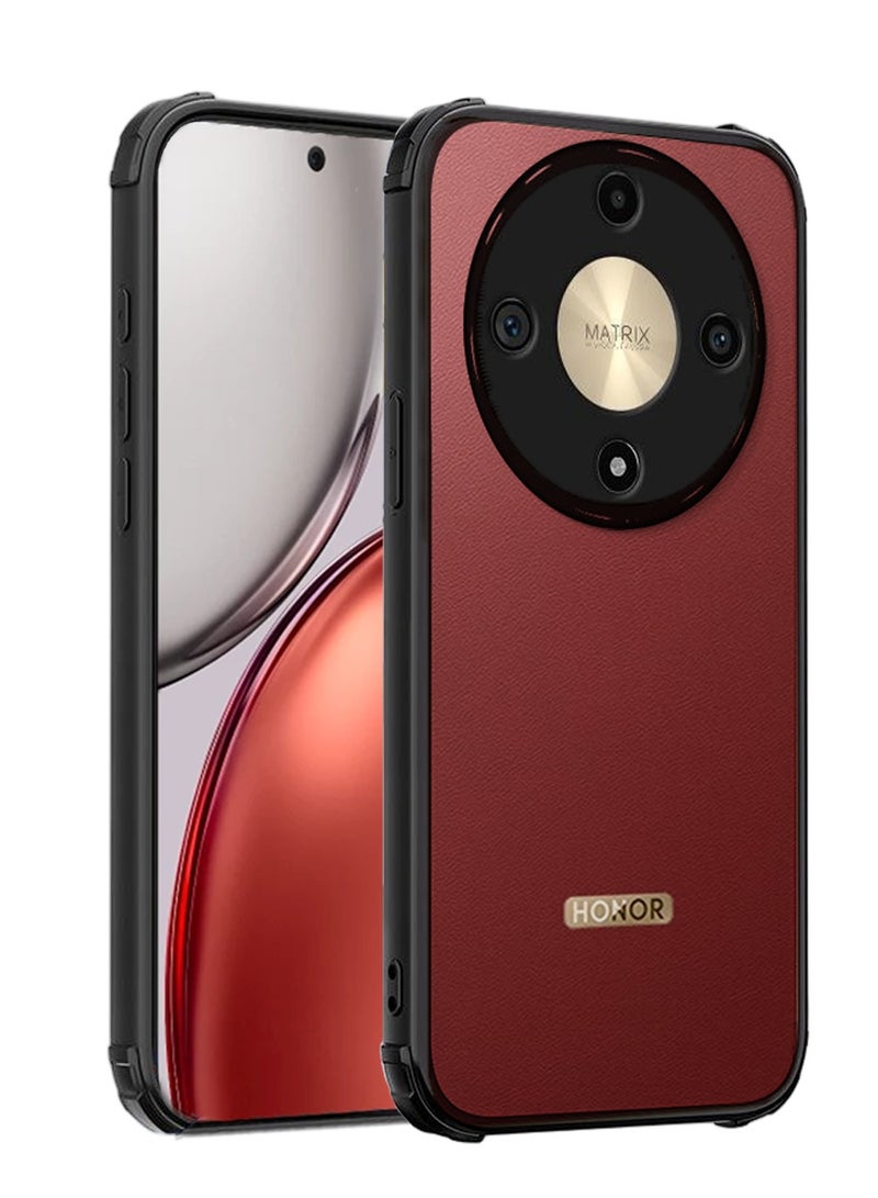 كومبي لـ Huawei Honor X9d Case ، غطاء الهاتف مقاوم للصدمات TPU ، مع قشرة خلفية واضحة ، أربع زوايا مصادمة وسادة هوائية Honor X9d Case أسود / واضح - Image 1