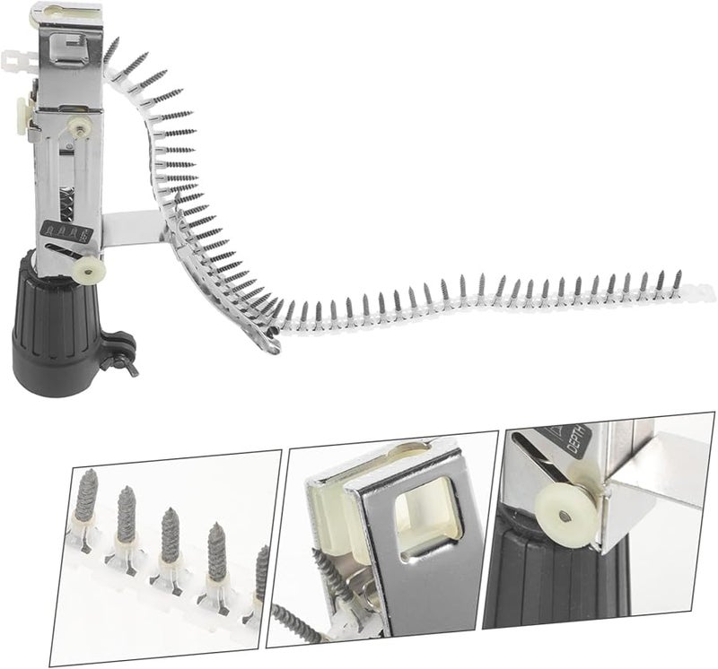 Automatic Screw Machine Adapter For Electric Drill Powered Chain Nail Tool Woodworking - Image 4
