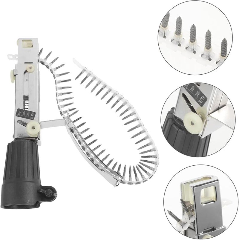 Automatic Screw Machine Adapter For Electric Drill Powered Chain Nail Tool Woodworking - Image 5