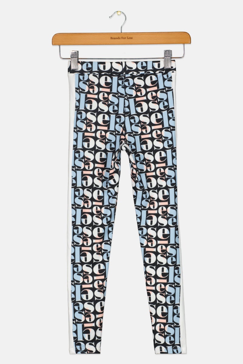 Ellesse Kids Girl Sportswear Fit Pull On Leggings, Multicolor - Image 2