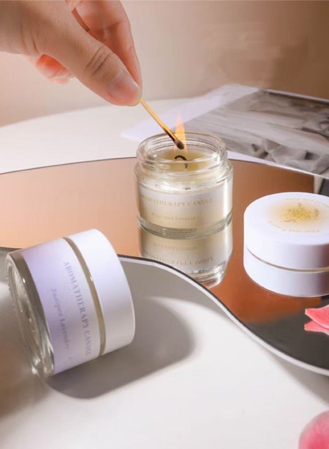 HaHaHai 6 Pack Soy Wax Scented Candle Gift Set – Long Lasting Aromatherapy Essential Oil Candles for Relaxation, Stress Relief, Home Spa & Meditation – Luxury Candle Gift Box for Women, Birthday, Ramadan, Eid & Special Occasions - Image 3