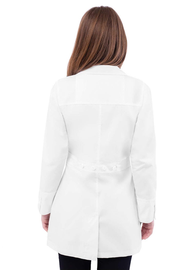 Adar Uniforms , Universal Lab Coats for Women - Perfection 32 Lab Coat - 811 - White - XL - Image 2