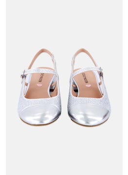 STEVE MADDEN Kids Girl Jbelinda Adjustable Sandals, Silver  - Image 4