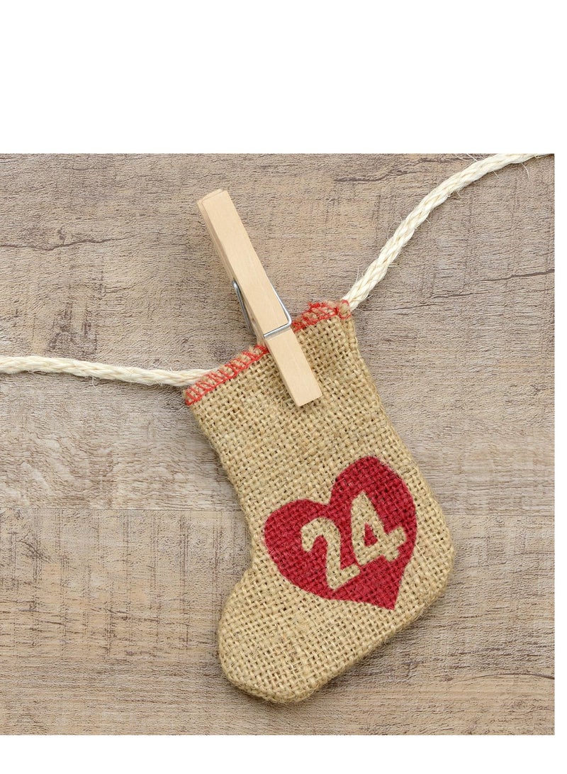 Generic 48-Piece Clothes Pegs Set, Brown, 4.76cm  - Image 4