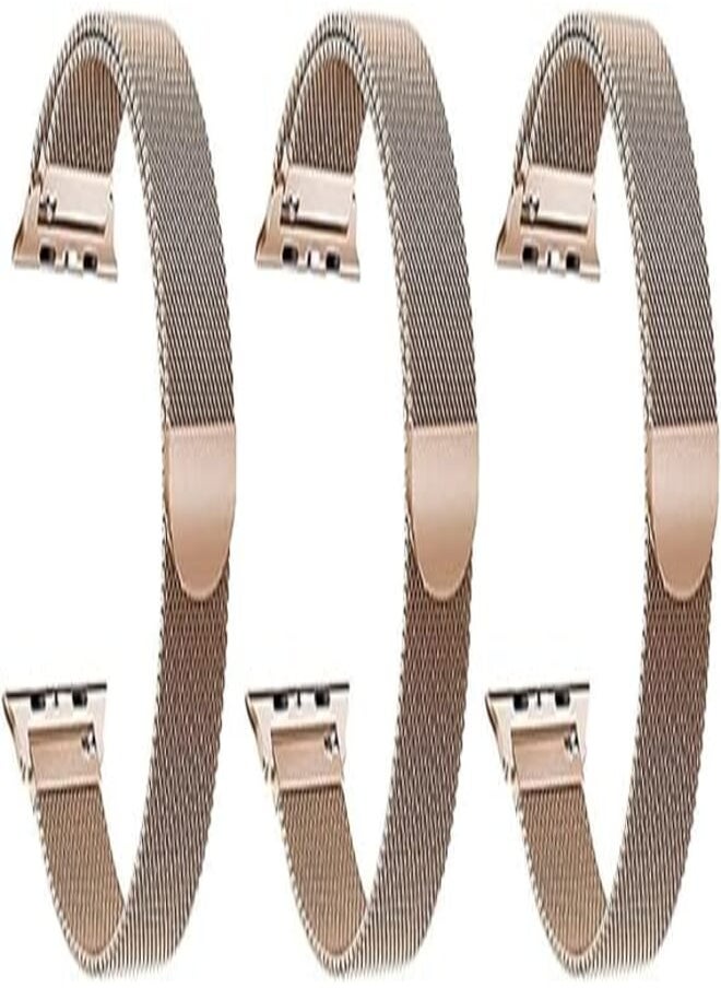 Generic - Strap watch magnetic 3 pieces for apple watch size 38/40 gold - Image 1