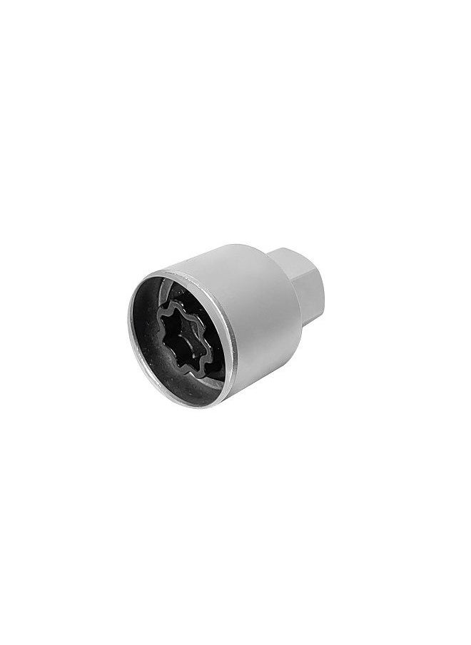 Anti-theft Screw Socket Wrench Tool Security Master Locking Wheel Nut Key 814 / Q 17mm Socket Replacement for Audi A6 A3 A4 A5 TT