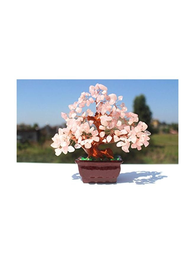 Parma77 Feng Shui Natural Rose Pink Quartz Crystal Money Tree, Healing Crystal Trees Bonsai Style Decoration for Wealth and Luck for Home Decor, Gifts for Women - Image 3