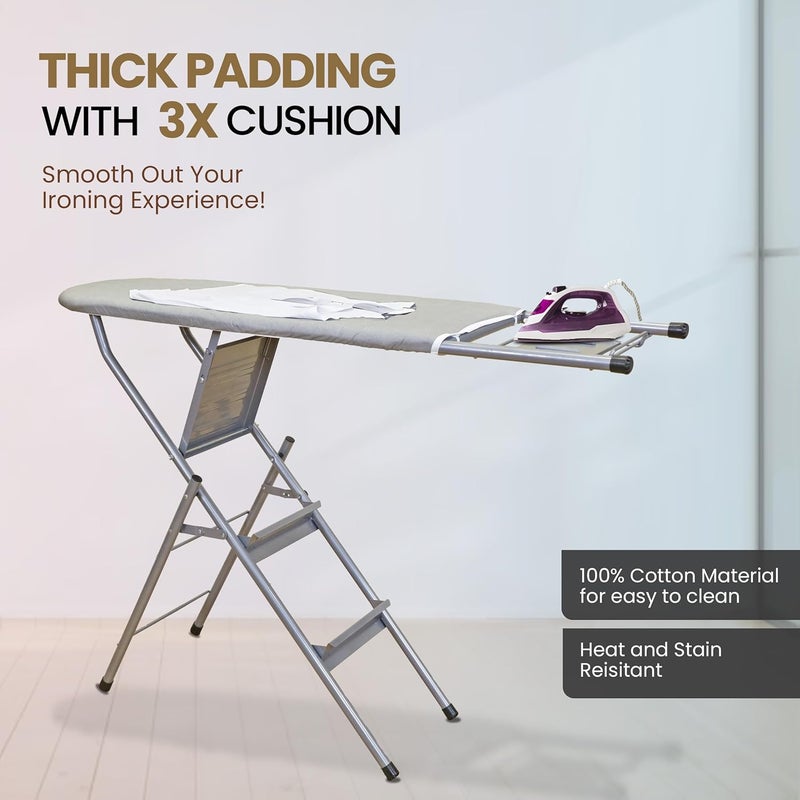HAVAI 2in1 Convertible Ironing Board Ladder SpaceSaving MultiPurpose Solution for Ironing and Climbing - Image 2
