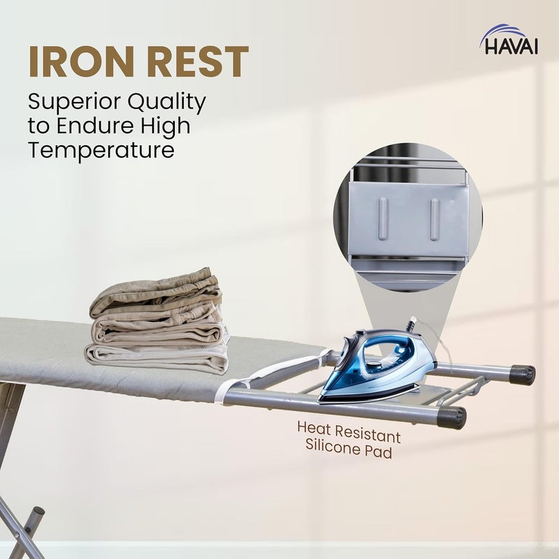 HAVAI 2in1 Convertible Ironing Board Ladder SpaceSaving MultiPurpose Solution for Ironing and Climbing - Image 3