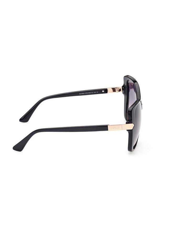 GUESS - Women's UV Protection Butterfly Sunglasses - GU782001B56 - Lens Size 56 Mm - Image 1