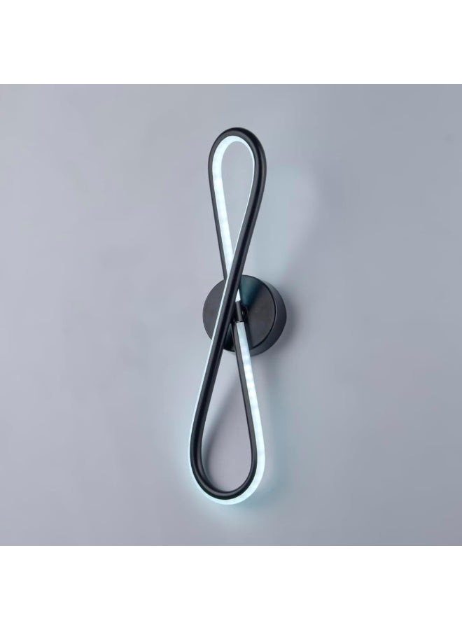 نجفة شوب نجفه شوب ، انفينيتي ابليك ليد لون اسود مناسب لجميع الديكورات ، ب 3 ليدات اضاءة ، مصنوع من الالمونيوم ، مقاس 45*8*10 - Image 5